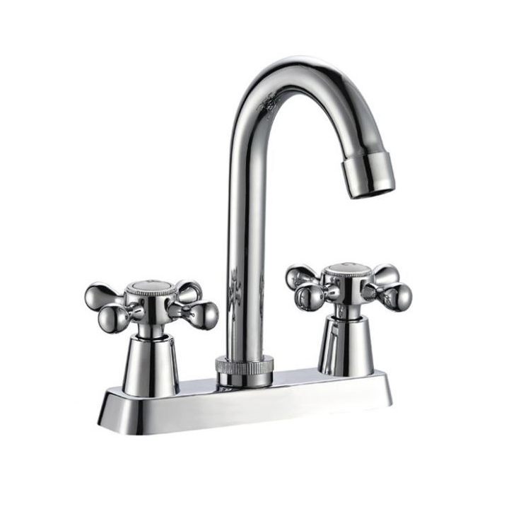 4 Inch High Swivel Spout Bathroom Basin Faucet