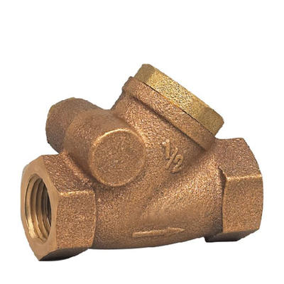 Bronze Y-Pattern Swing Check Valve FNPT Connection