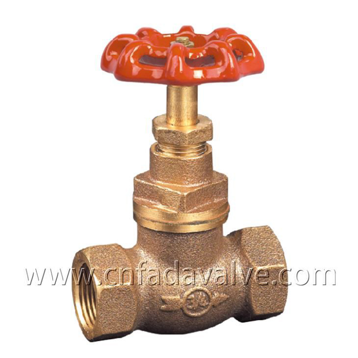 Fada® 3/4” Bronze Globe Valve With Threaded Ends, Class 125