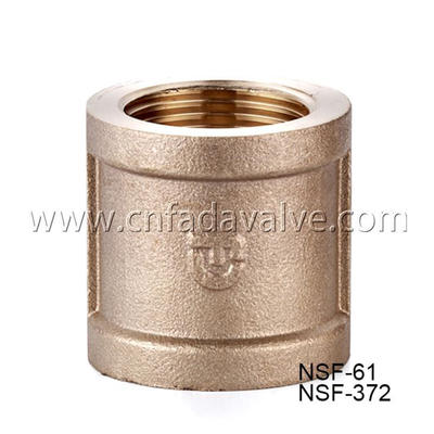 Bronze Coupling, Banded Coupling, Female Thread