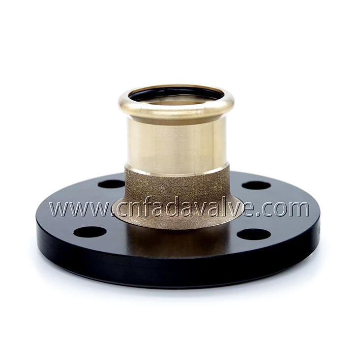 Press-fit Flange Adapter With 4 And 8 Holes